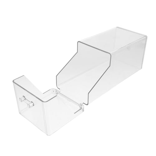 COSMEVIVI Mask Storage Box Lid Face Mask Holder Glove Organizer Dispenser Box Mask Container