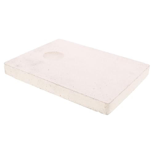 HONITANO Materiales refractarios de cuarzo reparación de bloques de soldadura accesorios de soldadura herramientas para joyería ladrillos de joyería White