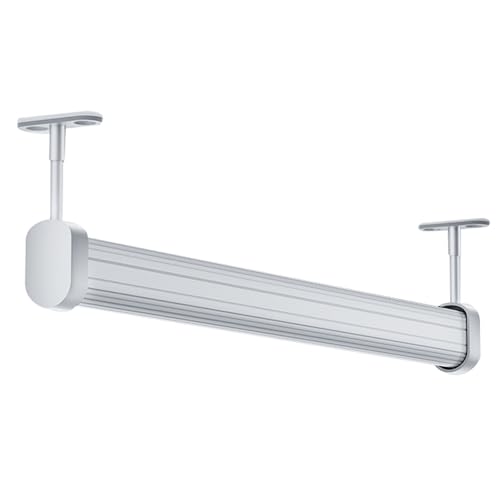 Tringle robuste argentée au design épuré pour aménagement - 2