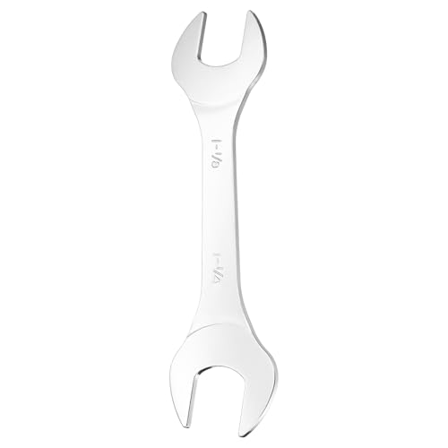 sourcing map Thin Open End spanners SAE, 1 1/8x1 1/4 Inches, Slim Wrench Tool for Tight Spaces Repair