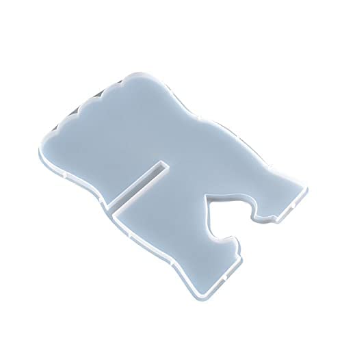 BRIGHTAIL INFRA Tray Resin Art Molds Creative DIY Multipurpose Transparent Silicone Coaster Tray Mold(Book Holder Mold) 3
