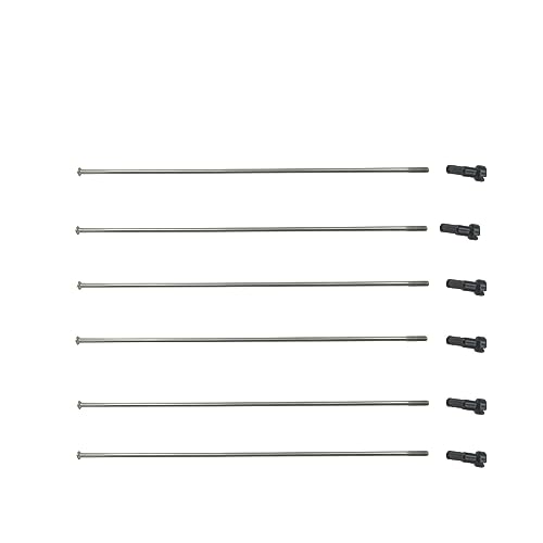 Rayons de vélo de montagne droits 2,0 mm lot de 12 rayons inox 304 couleur argent