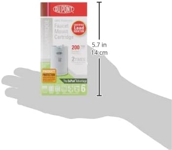 DuPont WFFMC300X Ultra Protection Faucet Mount Water Cartridge 1 Count (Pack of 1) 200-Gallon Ultra Protection