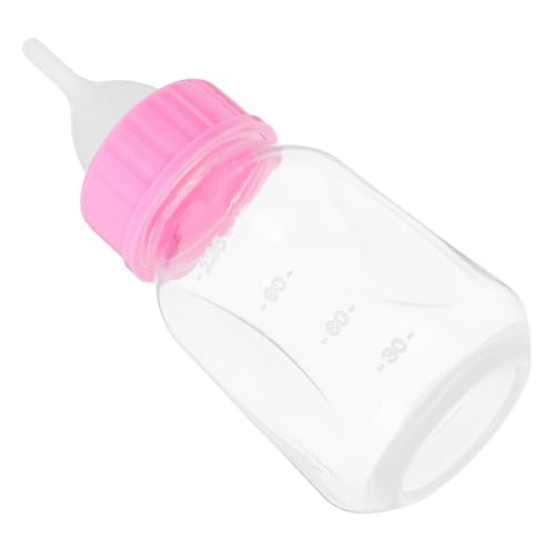 Abaodam Portable Pet Nursing Bottles 120ml Kitten Feeder Soft Nipple for Puppies Cats and Baby Animals