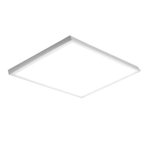 LUXULA LED Deckenleuchte eckig 62cm - 36W, 4000K Neutralweiß, 3600lm - LED Panel 62x62cm inkl. 230V Netzteil - Flache Deckenlampe für Wohnzimmer, Schlafzimmer, Küche, Büro - 62x62x6,4cm
