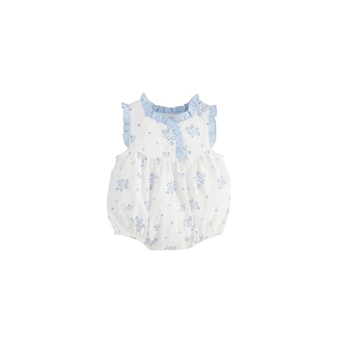 Image of Mud Pie baby-girls Mud Pie Children's White Floral Bubble