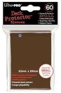 Ultra Pro Card Supplies YUGIOH Deck Protector Sleeves Brown 60 Count