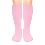 Youth Softball Socks for Youth Girls Softball Socks Pink Softball Socks Pink Knee High Socks for Girls Pink Cheer Socks