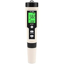 Digital Hydrogen Meter Water Quality Tester with ATC Accuracy Pen Type Meter Data Hold Function LCD Displays Water Quality Tester for Drinking Water Water Quality Tester Ppm