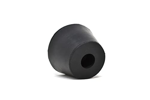 ZEROplus Moulded Conical Rubber Door Buffer with One 9.5mm Diameter Fixing Hole, Z115.6