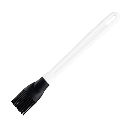 rena germany® Back- und Grillpinsel hitzebeständig bis 240°C – Silikon Küchenpinsel mit Kunststoffgriff, spülmaschinengeeignet, ideal für Backen, Kochen & Grillen