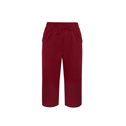 Pantalon palazzo d'été en lin coupe ample confortable et fluide - 4