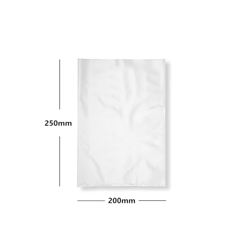 Polythene Food Grade Storage Bags | 8" x 10" / 200mm x 250mm | Pack of 50 | Suitable for Freezer's, Sandwich's, Fruit, Clear Plastic Bags