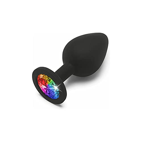 Rainbow Booty Jewel Mediano - Negro