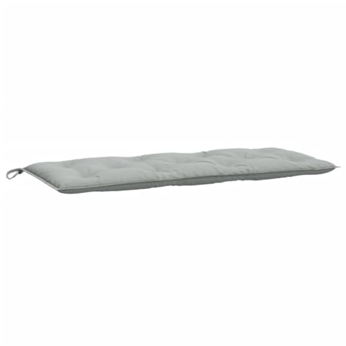 Coussin de banc de jardin antidérapant lot de 2 gris clair en polyester - 6