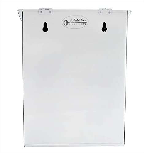 Auldhome Rustic Grocery Bag Holder; Wall-Mounted Vintage Enamelware Farmhouse Style Plastic Bag Dispenser For Kitchen Or Laundry Room #TOP6