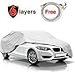 KAKIT 6 Layers Car Cover Snow Cover - Durable Windproof Waterproof for Indoor Outdoor, All Weather Cover for Car Automobiles, Windproof Ribbon & Anti-theft Lock, Fits 199" - 229"