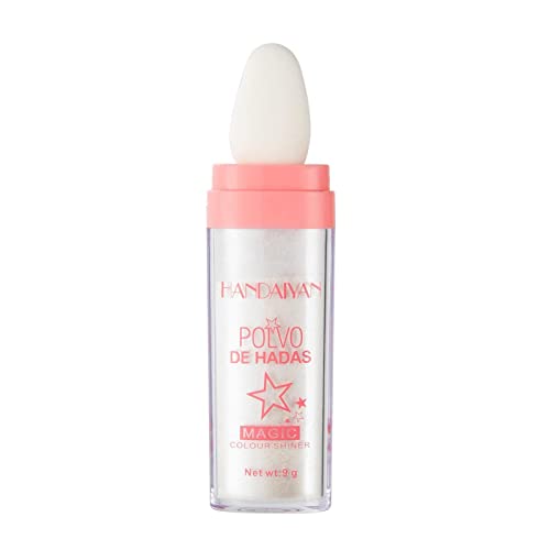 Povanjer Makeup Stick Highlight & Contour, Highlighter Illuminateur Stick, Shimmer Visage et Corps Surligneur Poudre Stick, Highlighter Crème du Visage Miroitement Contour Stick Maquillage Beauté Cover