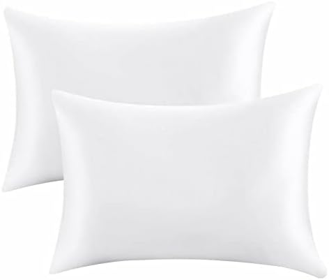 Federe In Seta Federe In Raso Fittia Set Di 2 - 40x40 Cm Per Cura Capelli E Pelle Federe Raso