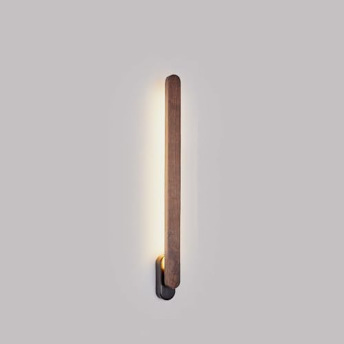 Réglette LED rétro pour coiffeuse et miroir de salle de bain bois et métal