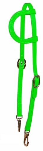 CHALLENGER Amish USA Horse Tack Western Beta PU Vegan Leather Made in USA Thoroughbred Noseband 975BE151YL