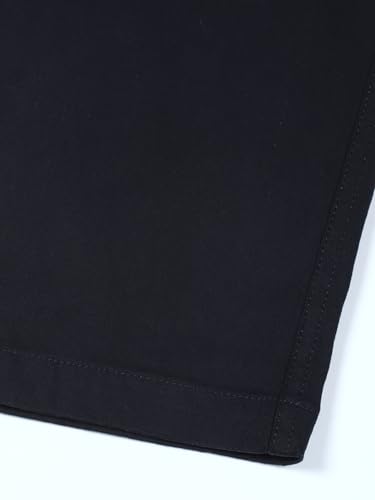 Image of Thomas Scott Men's | Solid | Light Weight | Breathable Fabric | Mid Rise | Regular Fit | Cotton Blend | Button Waist | Cargo | Trouser | Pants
