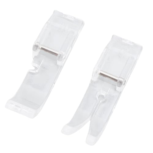 Set de 2 Pies Prensatelas Transparentes para Máquina de Coser miniatura 3