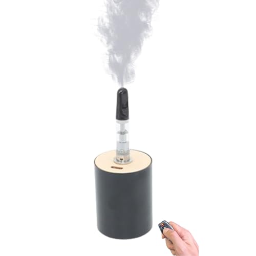Máquina de niebla y humo con mando a distancia inalámbrico para DJ, baile, fiesta, fotografía, eventos, efectos escénicos, Halloween, vídeo, exhibición de productos (regalo negro)
