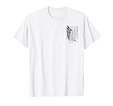 Attack on Titan Scout Regiment Survey Corps Pocket Logo Camiseta