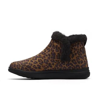Clarks Damen Breeze Fur Stiefeletten, Textil mit Leopardenmuster, 11 – Ansicht 2