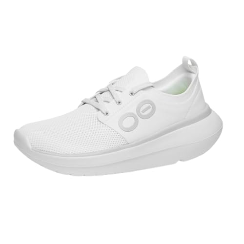 OOFOS(�E�[�t�H�X) ���J�o���[�V���[�Y Women's OOmy Stride �E�B�����Y �E�[�}�C �X�g���C�h W8 25cm �z���C�g/�z���C�g �X�j�[�J�[ �y�� 2000920099251