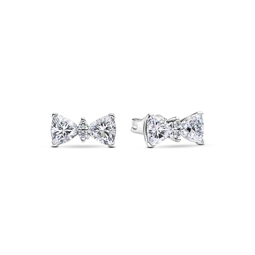 Pandora Timeless 293506C01 - Pendientes de plata de ley con circonitas, Klar, Plata de ley, Circonia cúbica