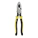 Klein Tools J213-9NECR Journeyman Pliers Connector Crimp Side, Made in USA, With High-Leverage Design Featuring Crimping Die Behind Hinge, 9-Inch