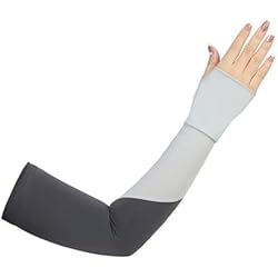 Proteccion De Manos Y Brazos Seguridad Industrial Mangas de protección solar verano delgado y largo guantes de seda de hielo montando mangas de hielo anti-UV mangas de brazo, Xc-empalme gris, talla única