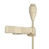 Beige Lavalier Lapel Microphone for Sennheiser Wireless Body Pack Transmitter, Omnidirectional Condenser Mic #1