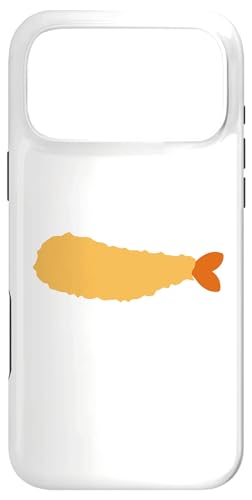 【エビフライ】えびふらい 海老 えび 蝦 エビ おもしろ 面白い シンプル イラスト おしゃれ 可愛い ネタ ウケ狙い スマホケース iPhone 17 Pro Max 用