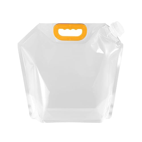 PATIKIL 1.3 Gallon Collapsible Water Container Bag, Plastic Storage Jug Folding Water Bag for Camping Hiking - Image 3
