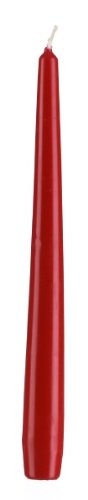 10 Bougies coniques Rouge 40 x 2,2 cm Cover
