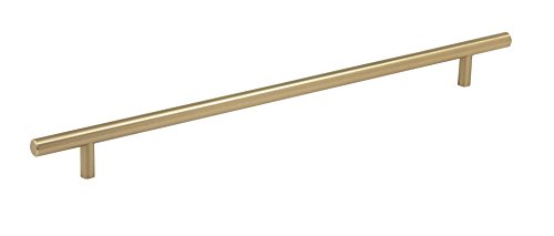 Amerock BP19014BBZ Bar Cabinet Pull, Golden Champagne, 12-5/8 inch (320mm) Center-to-Center