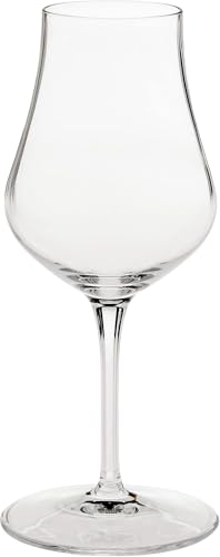 Luigi Bormioli Vinoteque Snifter Glasses Set of 6 – 5.75 oz Aroma-Enhancing Glassware for Cognac, Armagnac, Calvados & Aged Spirits – Stem Drinkware for Tasting Sessions – Clear Lead-Free Glass