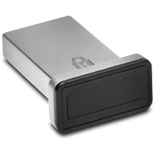 Kensington VeriMark IT - USB Fingerprint Reader/Fingerprint Scanner for Windows 10 Hello; Biometric Security Scanner for Company Cybersecurity K64704EU