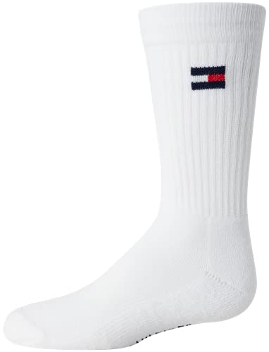 Tommy Hilfiger Unisex Kids' Athletic Socks - Cushioned Crew Socks (6 Pack) 6