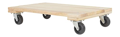 Vestil Hdos-1624-9-E Hardwood Dolly With Solid Deck Econ, 900 Lb. Capacity, 16" X 24", Tan #TOP1