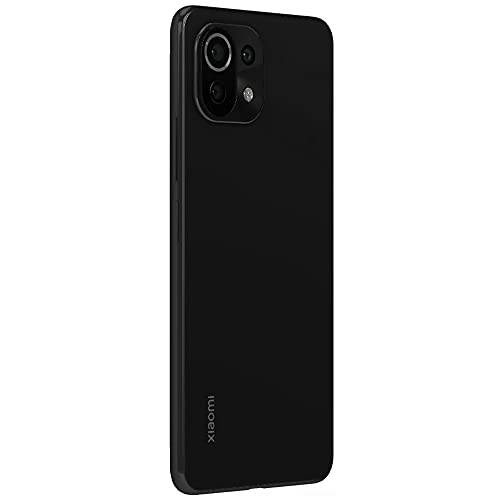Xiaomi Mi 11 Lite (128Gb, 6Gb) 6.55” 90Hz Amoled, 64Mp Triple Camera, Snapdragon 732G, Dual Sim Gsm Unlocked (Us + Global) 4G Lte International Version (Fast Car Charger Bundle, Boba Black) #TOP3