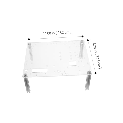 Gabinete SEWACC Open Air Transparente para PC con Chasis de Marco Abierto Compatible con ITX MicroATX Diseño Compacto para Fácil Monitoreo y Mantenimiento miniatura 5