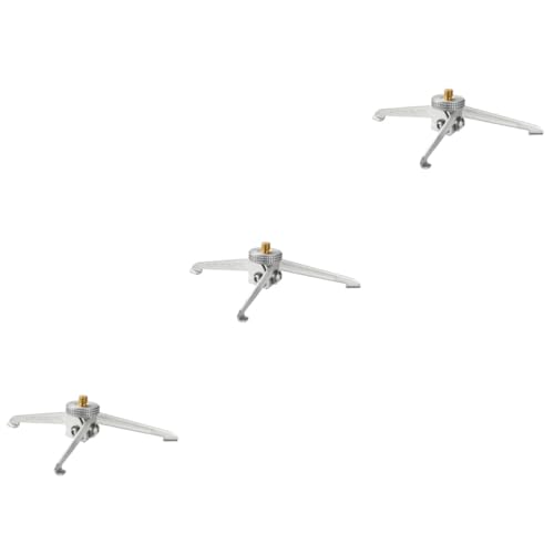 3 Pz Treppiede Per Serbatoio Di Benzina Flessibile Supporti Per Cellulari Supporto Porta Telefono Fotografico In Piedi Lega Di alluminio da tavolo argento