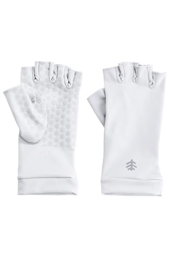 Coolibar UPF 50+ Men's Women's Ouray UV Fingerless Sun Gloves - Sun Protective
