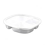 Lonchera de acero inoxidable de 4 compartimentos con tapas resistentes a fugas, diseñada para comidas organizadas, control de porciones y uso portátil (4 compartimentos)