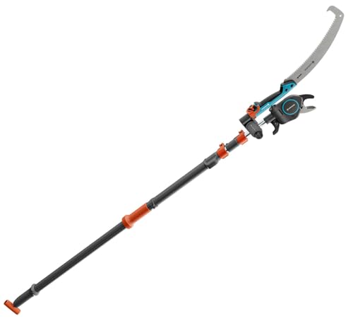 Gardena StarCut Pro L Set, Baum- und Strauchschneider, mit Säge & Adapter, Teleskopierbar, Bypass-Schnitt, 175–400 cm Reichweite, Qualitätsstahl-Klingen, für Äste bis 32 mm (12082-20)