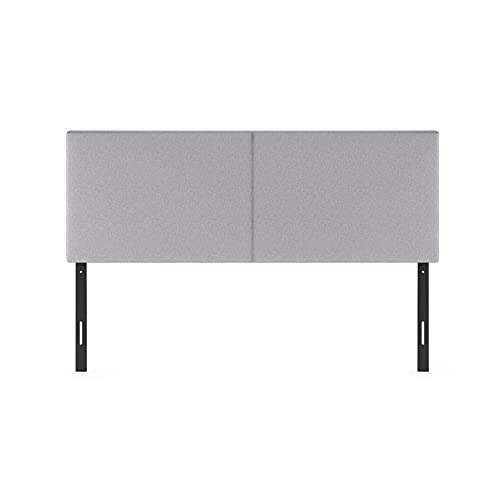 Image of Furinno Roanne Upholstered Headboard, Glacier, Queen | Wooden Headboard, Bed Frame Mount Head Board, Easy Assembly, for Bedroom, Dorm